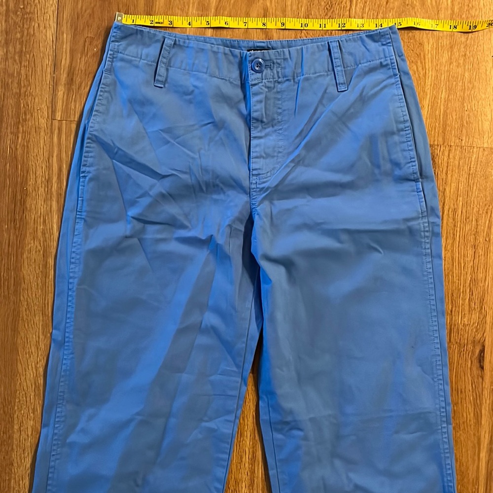 J Crew blue 100% cotton crop pants